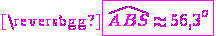 \magenta\fbox{\widehat{ABS}\approx 56,3^o}
